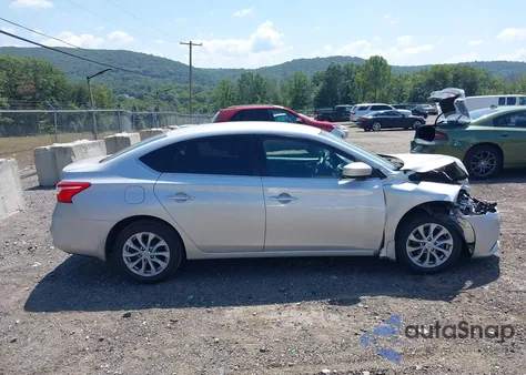 2019 Nissan Sentra Sv из США, поврежденный, VIN 3N1AB7AP1KY330504